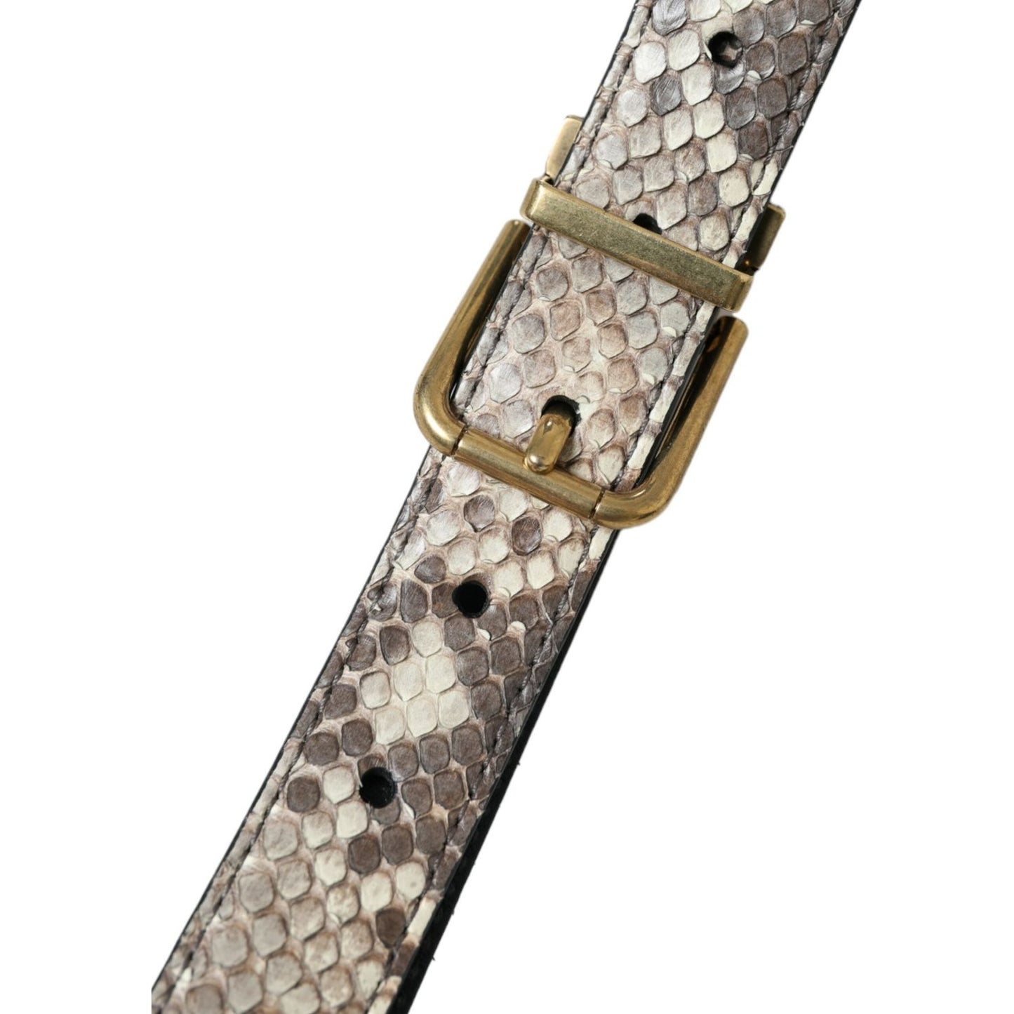 Dolce & Gabbana | Elegant Italian Leather Belt| McRichard Designer Brands   