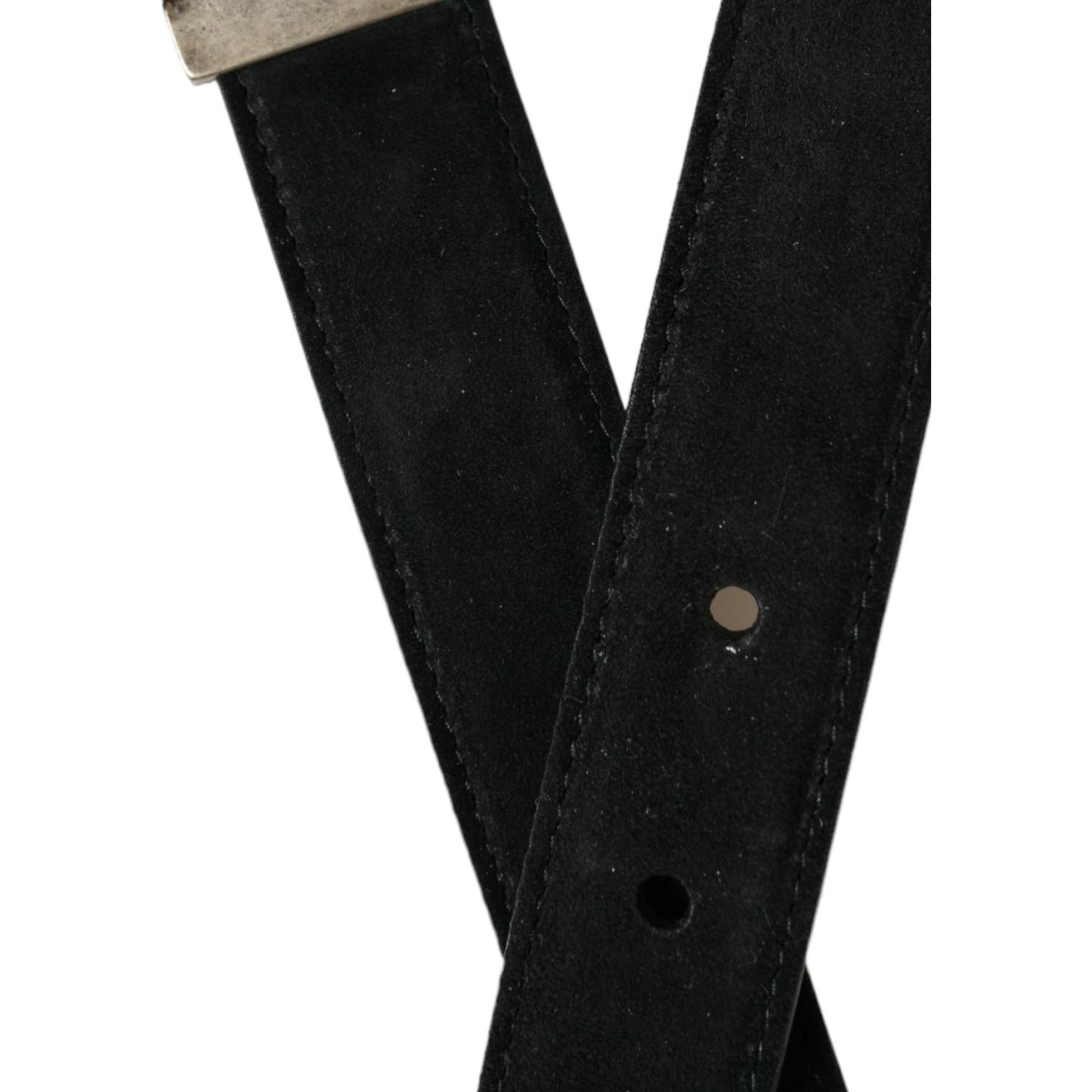 Dolce & Gabbana Elegant Black Leather Belt with Metal Buckle elegant-black-leather-belt-with-metal-buckle-10