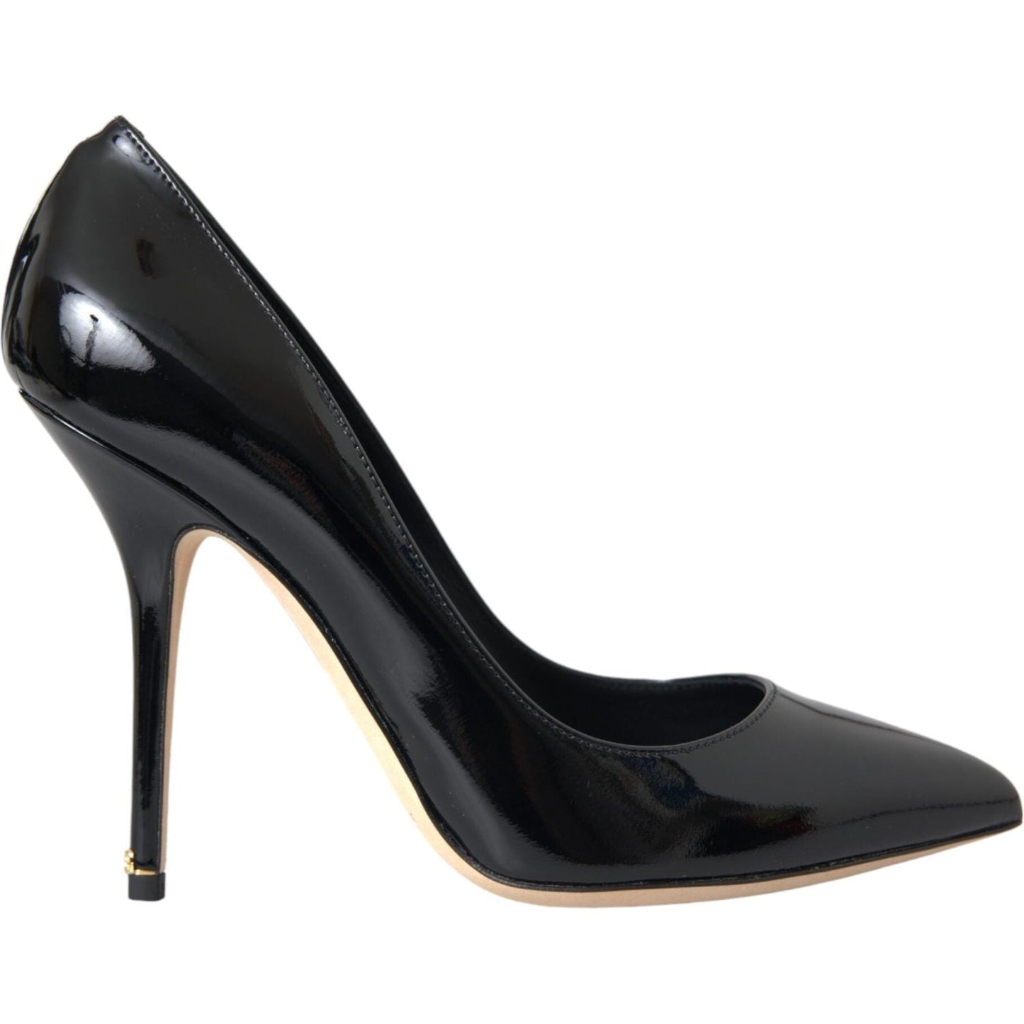 Black Patent Leather Bellucci Pumps Heels Shoes