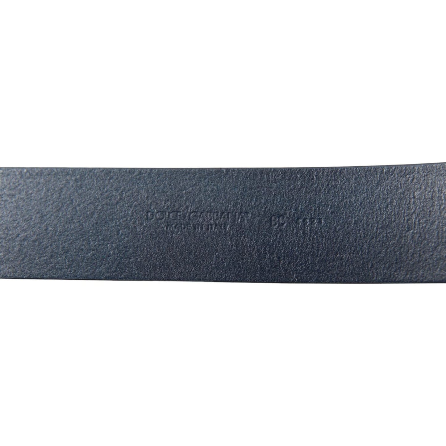 Dolce & Gabbana | Elegant Blue Calf Leather Belt with Metal Buckle| McRichard Designer Brands   