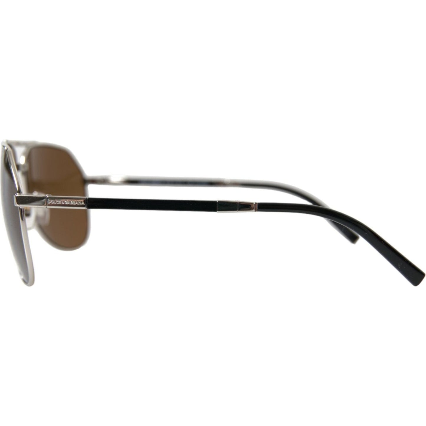 Dolce & Gabbana Sleek Silver Metal Sunglasses for Men sleek-silver-metal-sunglasses-for-men