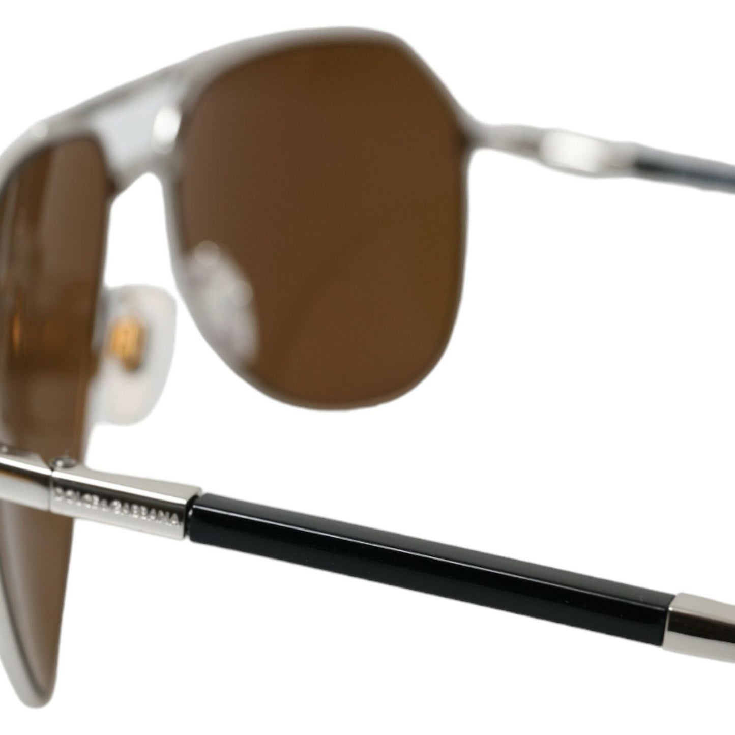 Sleek Silver Metal Sunglasses for Men