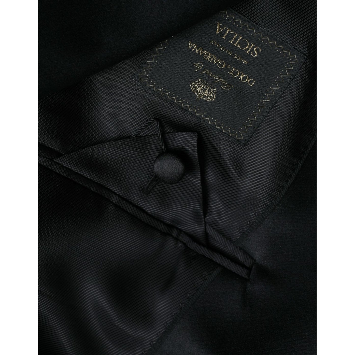 Dolce & Gabbana Black SICILIA Single Breasted Coat Blazer black-sicilia-single-breasted-coat-blazer