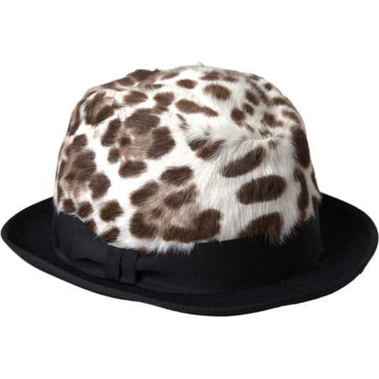 Multicolor Leopard Women Fedora Hat