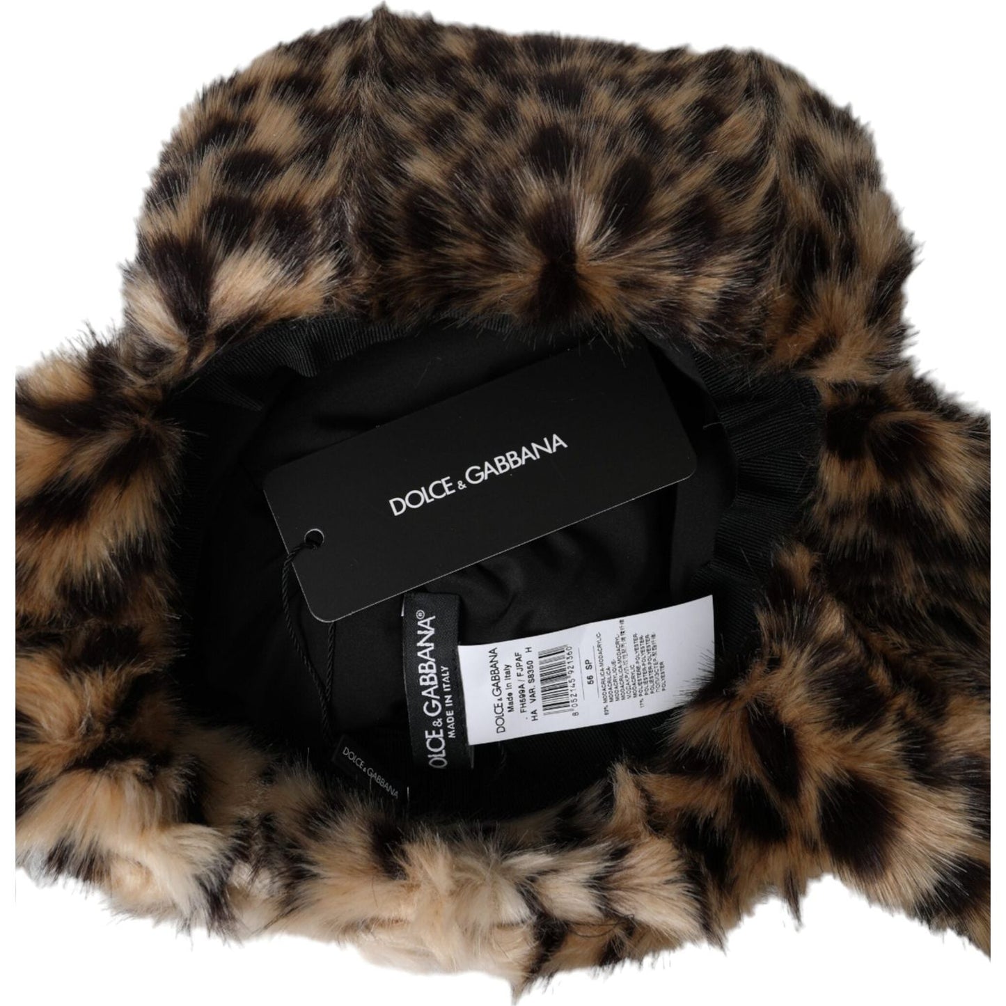 Multicolor Leopard Fur Trapper Women Hat