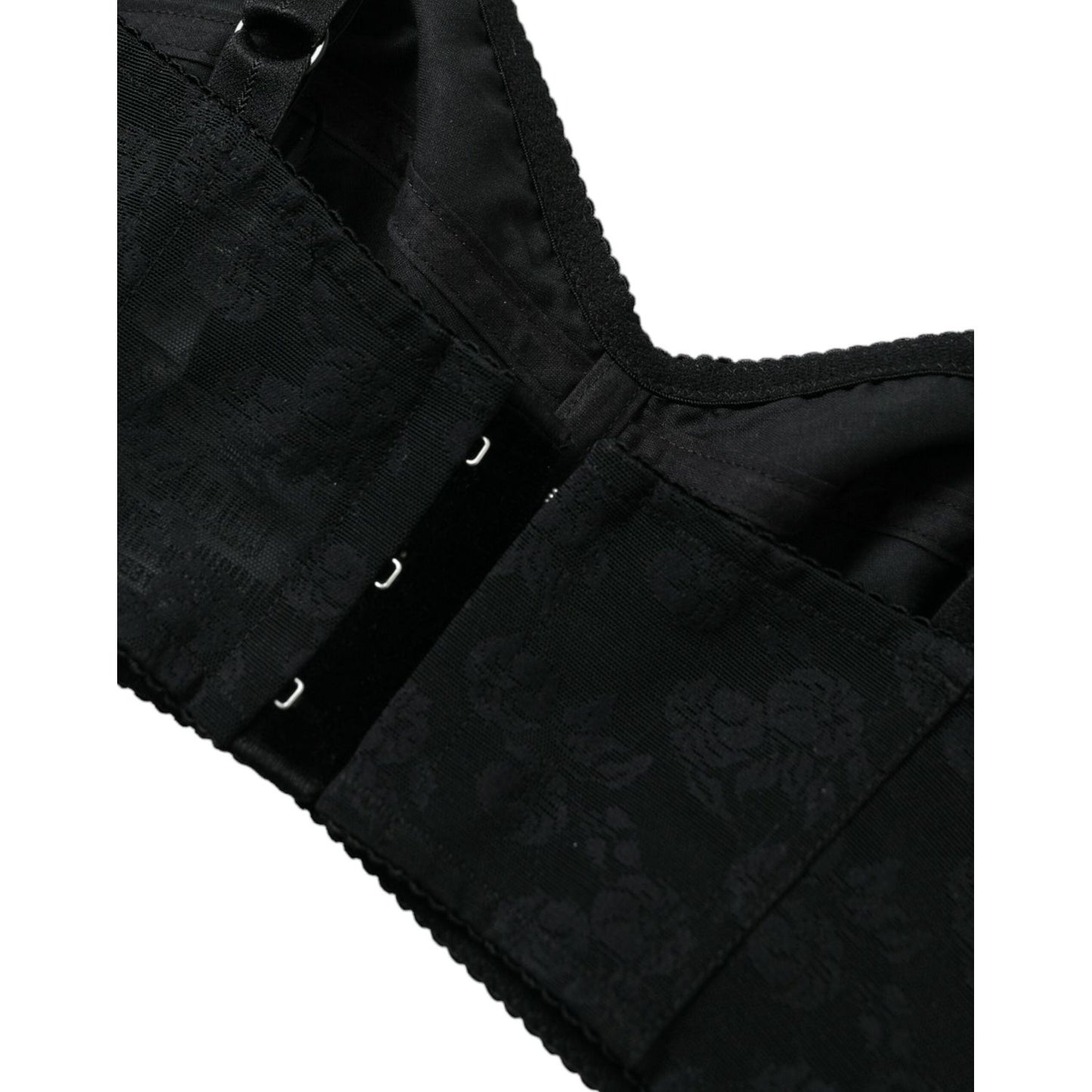 Dolce & Gabbana Elegant Black Bustier Crop Top elegant-black-bustier-crop-top