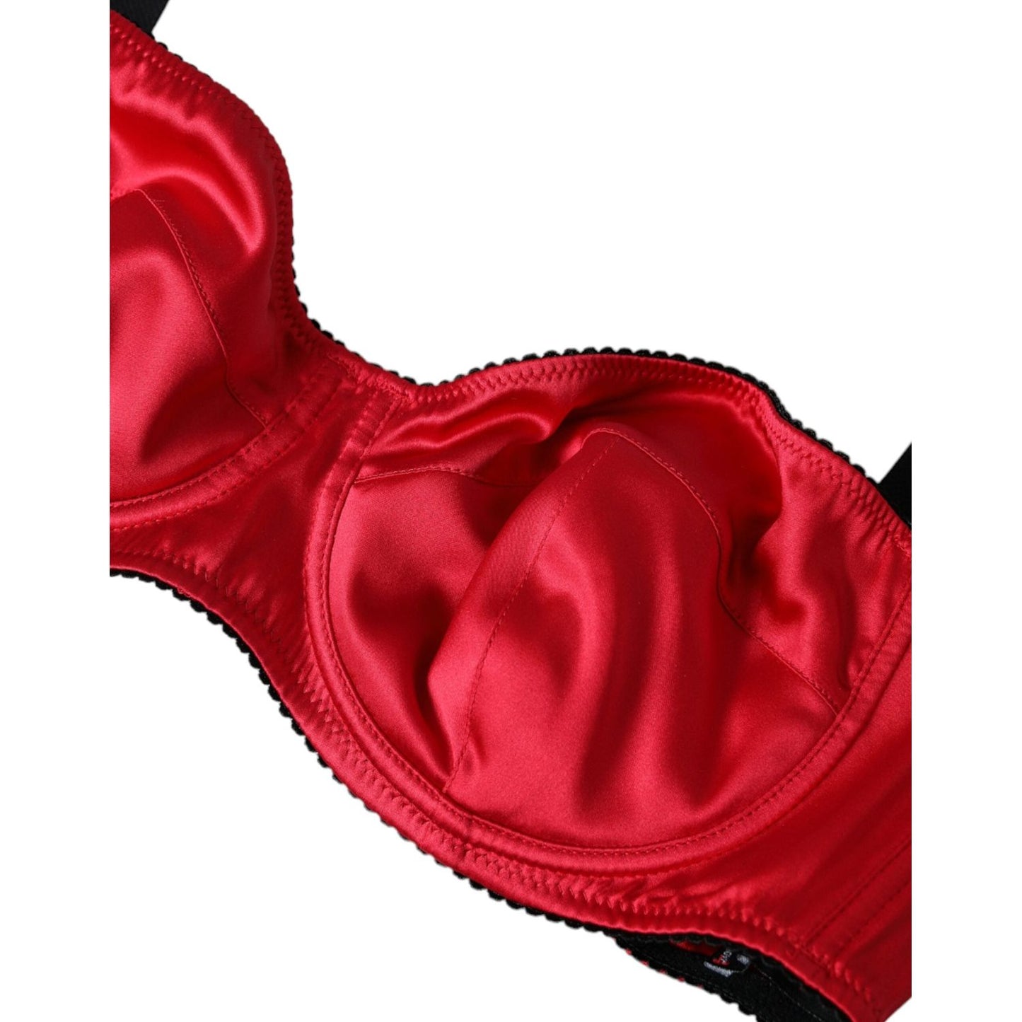 Bordeaux Silk Stretch Balconcino Bra Underwear
