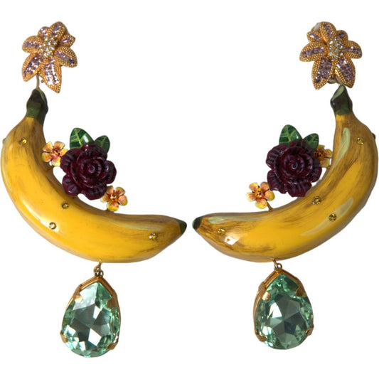 Chic Clip-on Banana Dangle Earrings