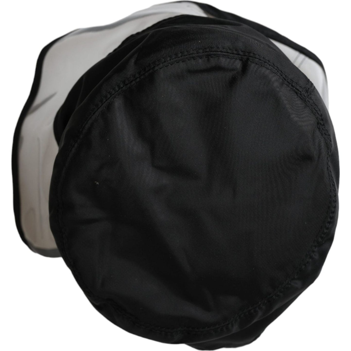 Black Polyester Plastic Bucket Hat Men