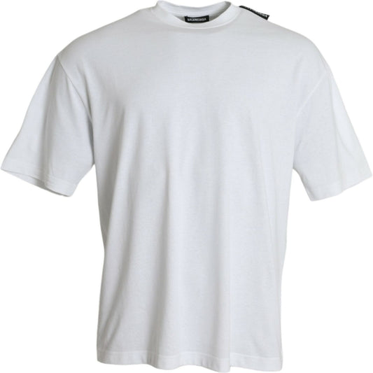 Balenciaga Off White Cotton Jersey Round Neck T-shirt off-white-cotton-jersey-round-neck-t-shirt