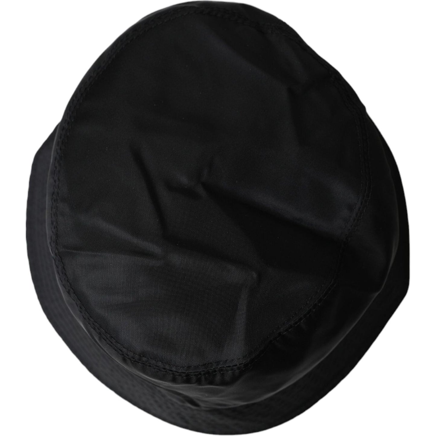 Black Wide Brim Cap Bucket Hat Men