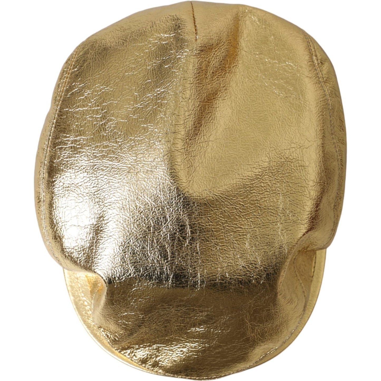 Metallic Gold Polyester Newsboy Hat Men