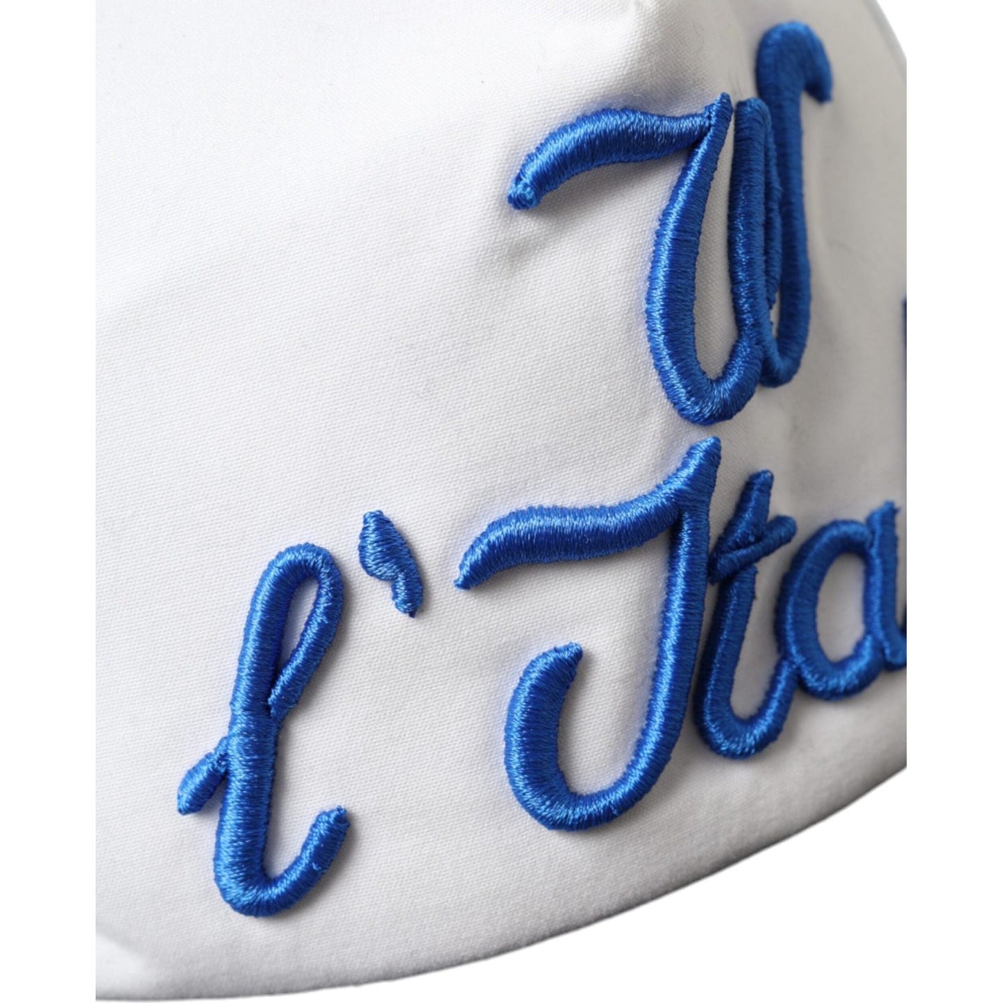 Blue White Black Italia Mesh Baseball Hat