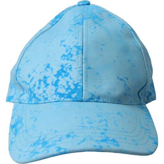 Light Blue Color Splash Baseball Hat Men