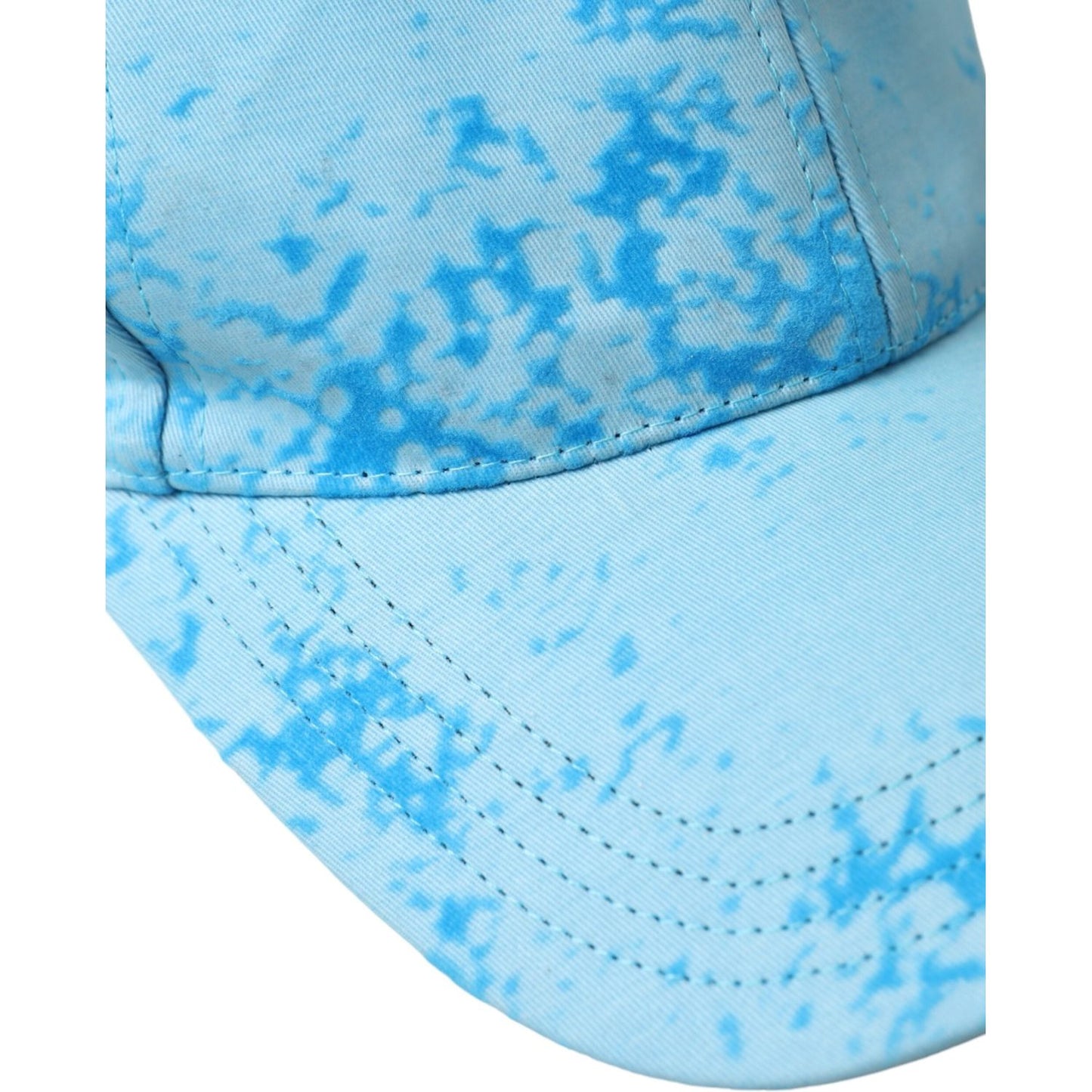 Light Blue Color Splash Baseball Hat Men