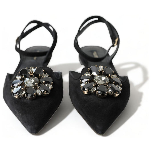 Dolce & Gabbana Suede Crystal Point-Toe Flats Slingbacks black-leather-crystal-slingback-flats-shoes 465A2679-BG-scaled-4072101e-dfa.jpg