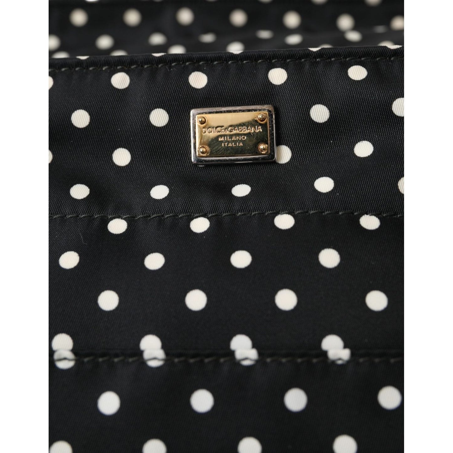 Black Polka Dot Changing Mat Baby Duffle Bag