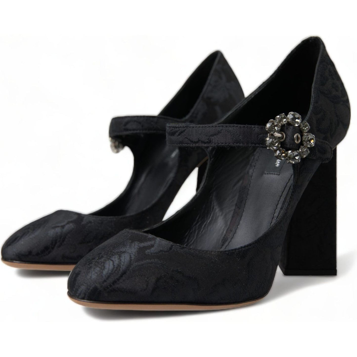 Dolce & GabbanaChic Black Brocade Mary Janes PumpsMcRichard Designer Brands£419.00