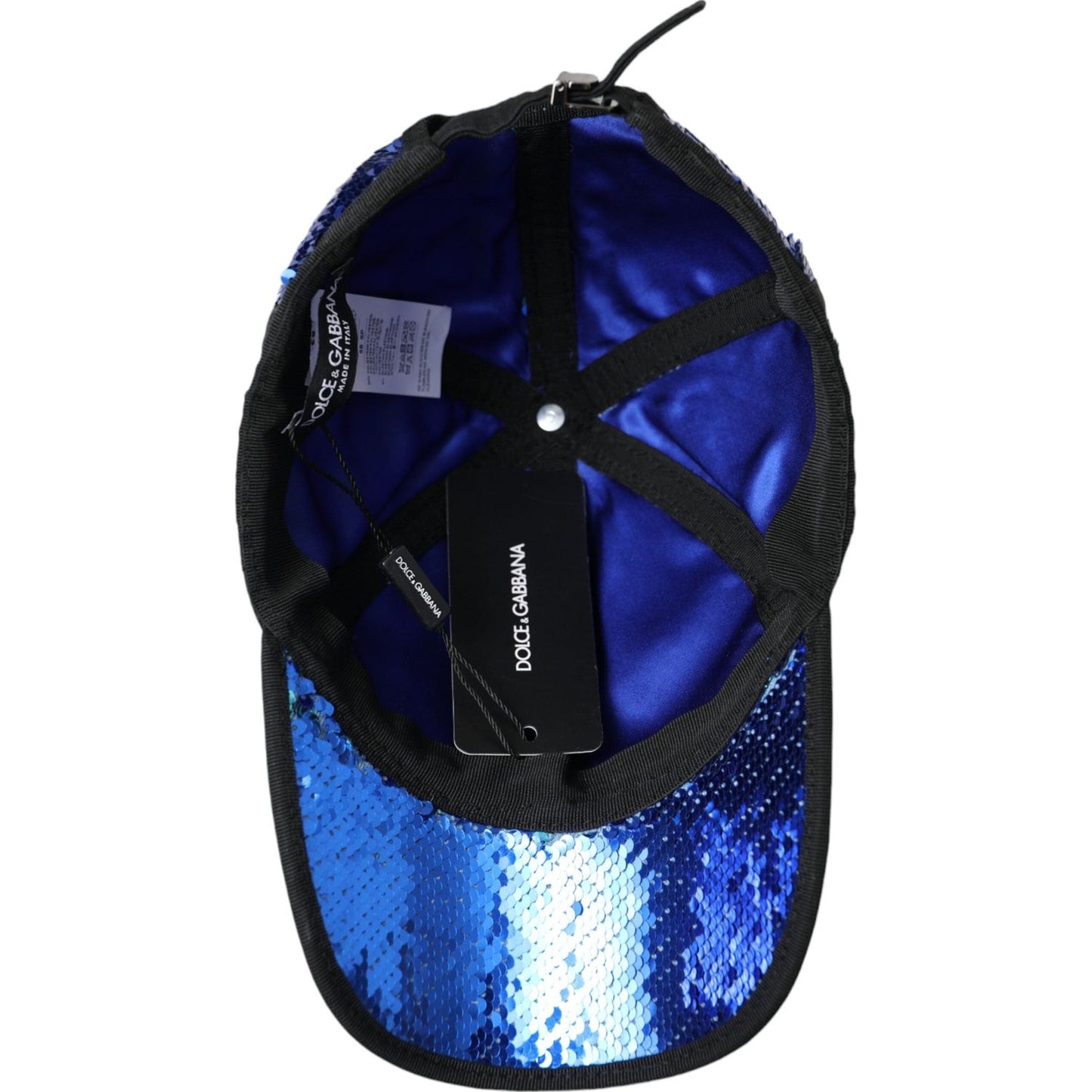 Royal Blue Sequin Baseball Hat Men