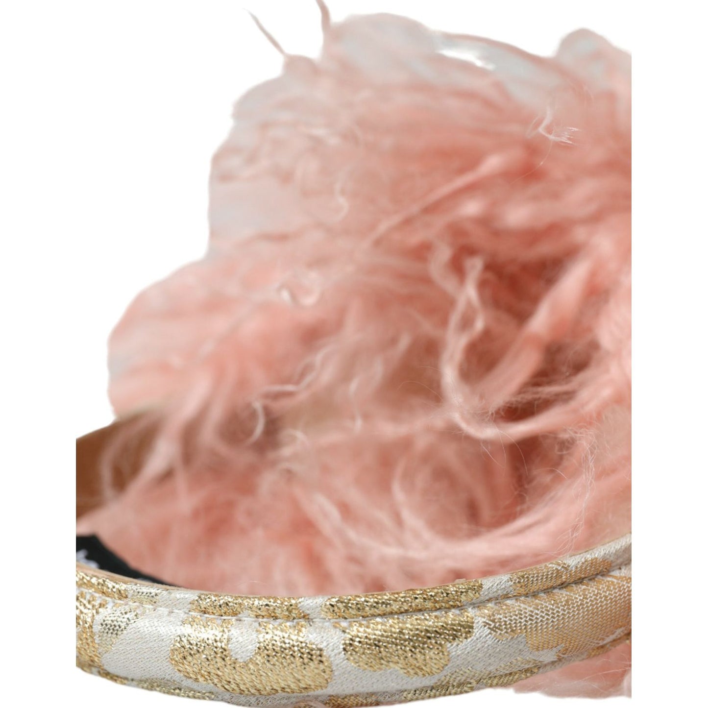 Dolce & Gabbana Elegant Pink Fur Earmuffs - Winter Chic Accessory elegant-pink-fur-earmuffs-winter-chic-accessory
