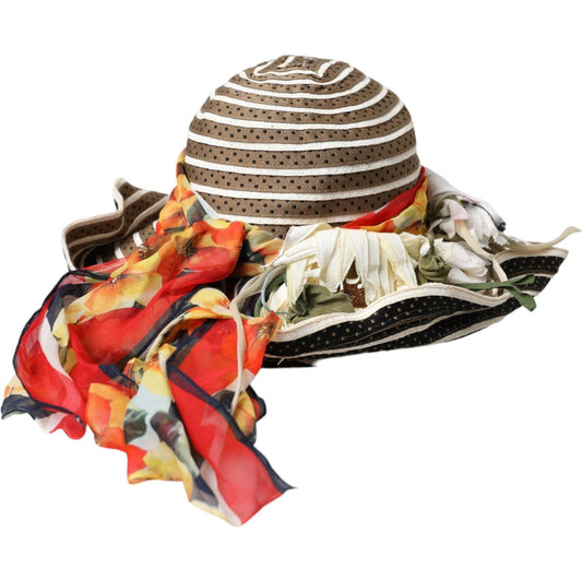 Multicolor Fantasy Wide Brim Floppy Hat