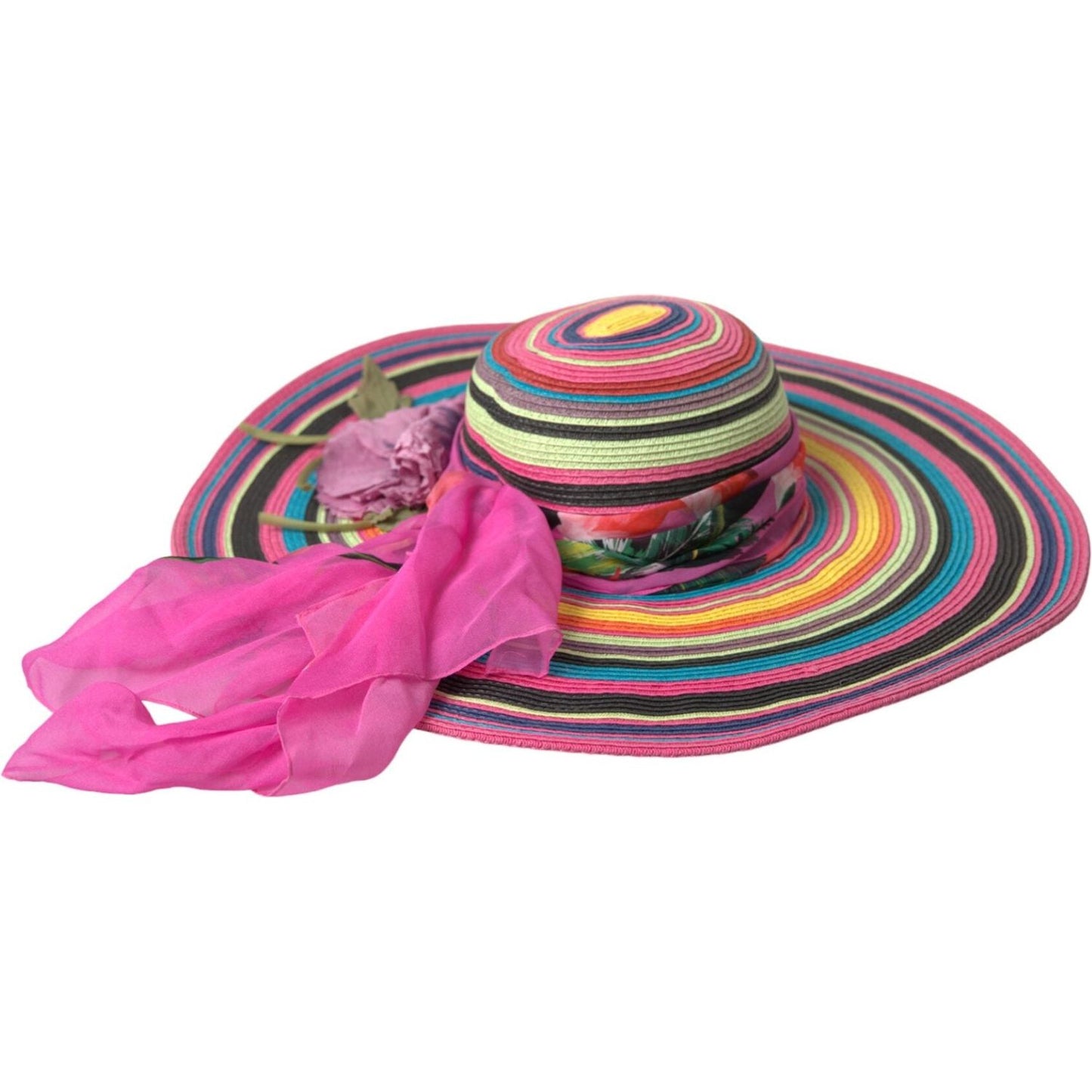 Multicolor Fantasy Wide Brim Floppy Hat