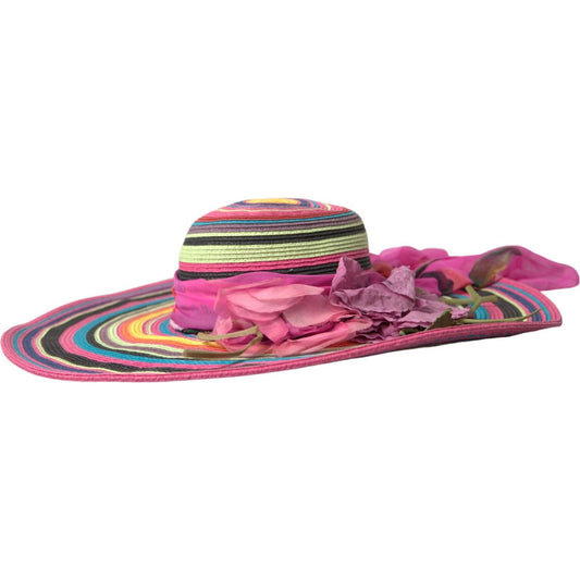 Multicolor Fantasy Wide Brim Floppy Hat