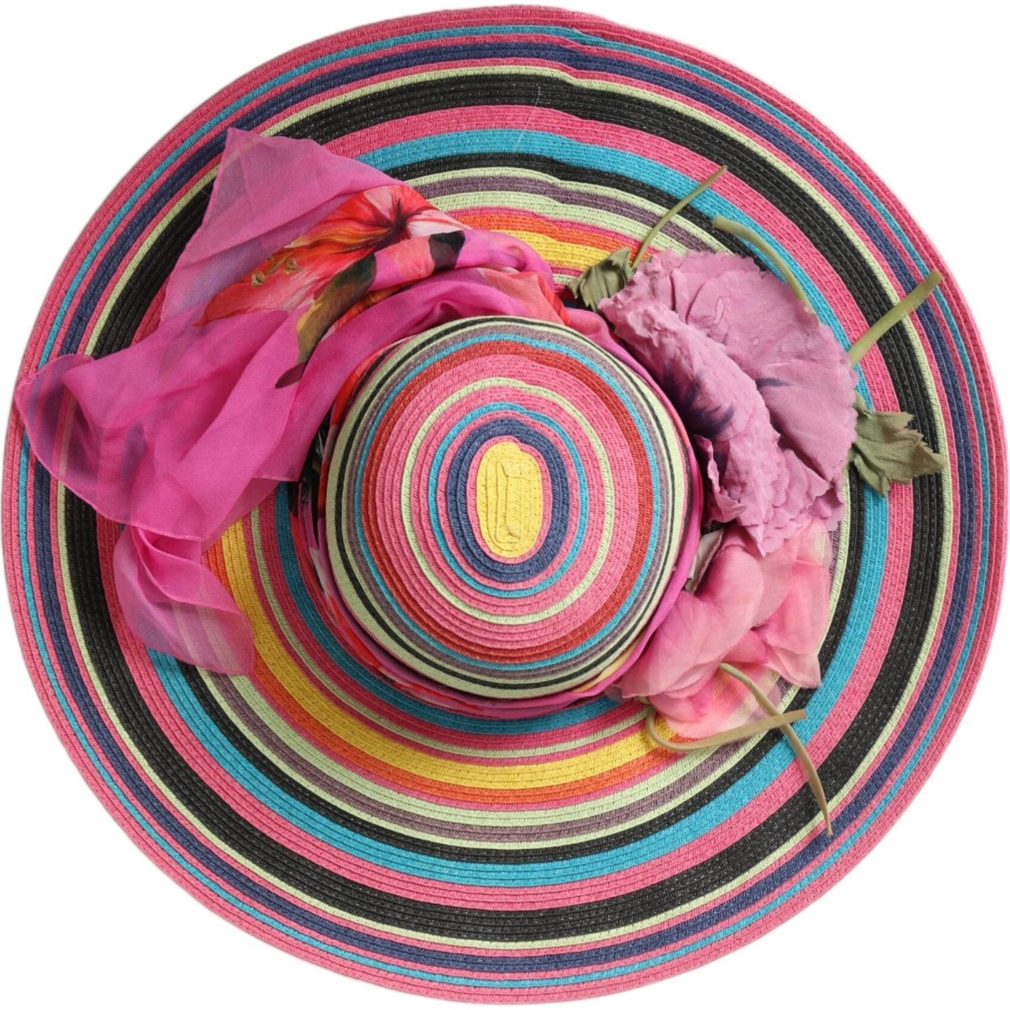 Multicolor Fantasy Wide Brim Floppy Hat