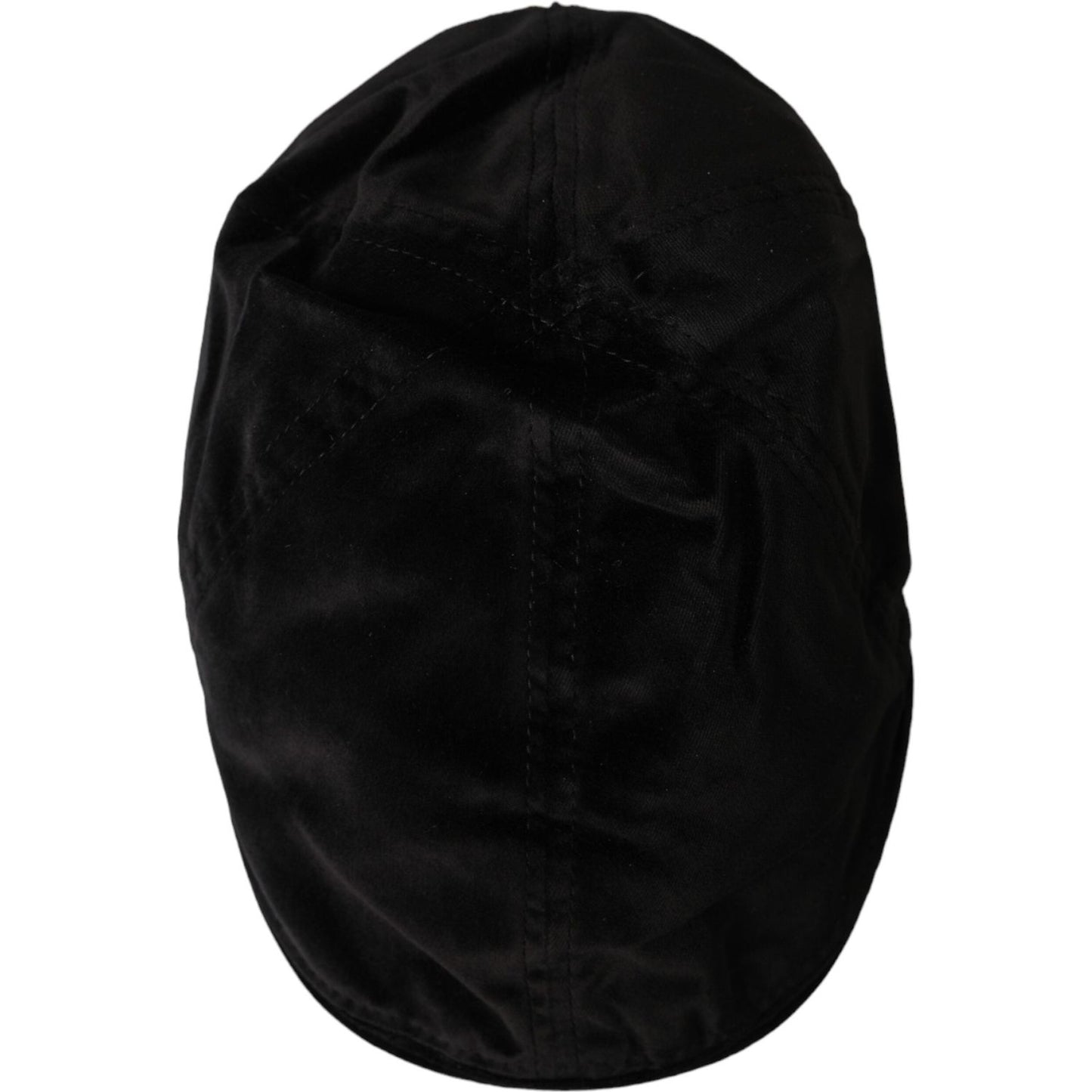 Black Crown Cotton Newsboy Hat Men