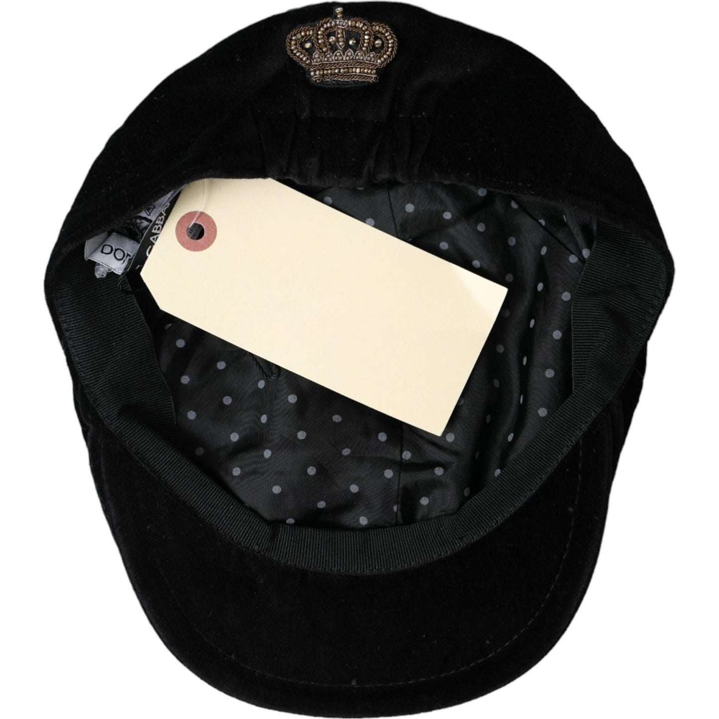 Black Crown Cotton Newsboy Hat Men