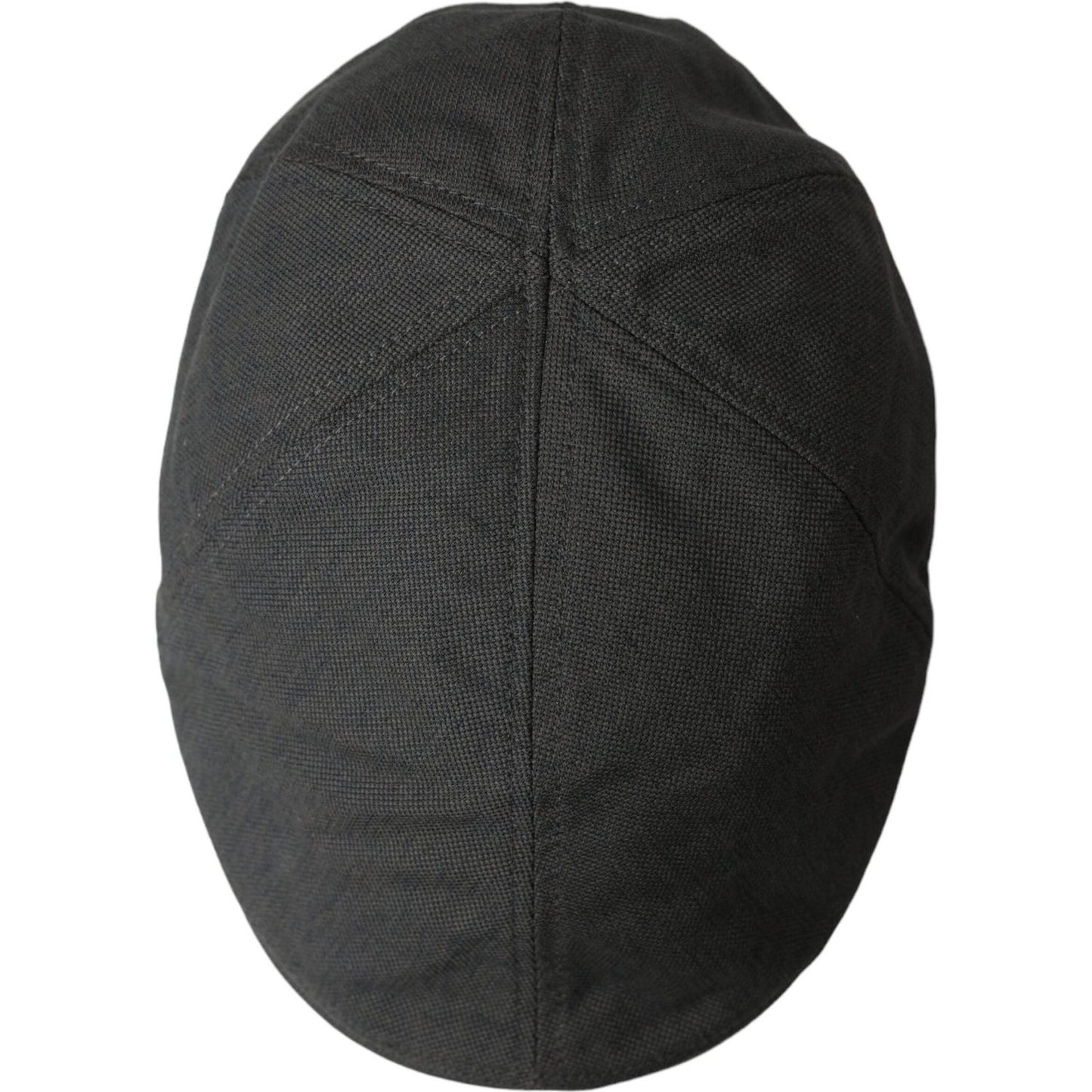 Dark Gray Nylon Cloth Newsboy Hat Men