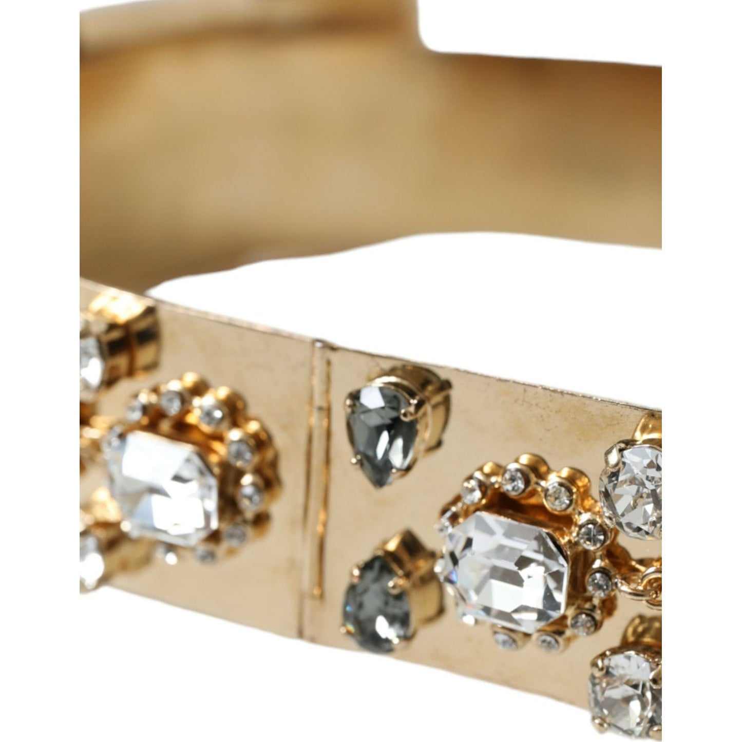 Dolce & Gabbana | Gold-Tone Crystal Embellished Waist Belt| McRichard Designer Brands   