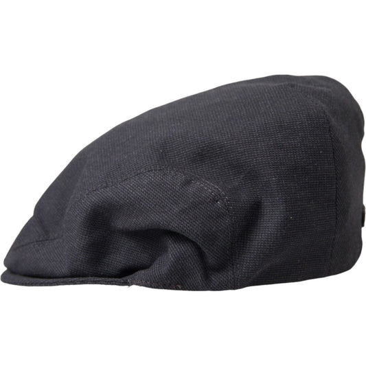 Gray Cotton Cloth Newsboy Hat Men