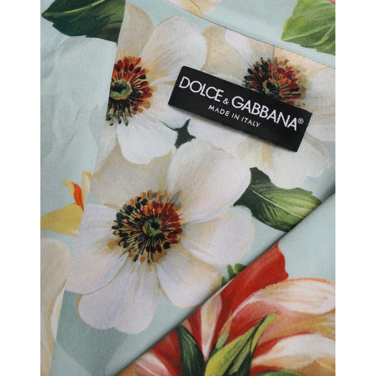 Dolce & Gabbana Elegant Floral Silk Trench Jacket elegant-floral-silk-trench-jacket