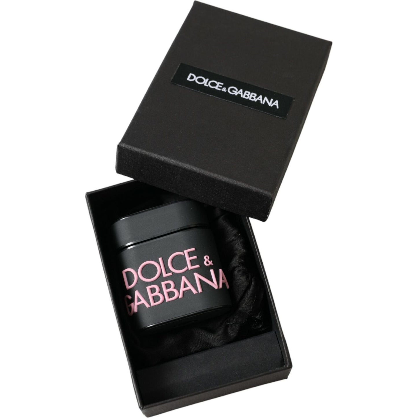 Dolce & Gabbana | Elegant Dual-Tone Leather Airpods Case| McRichard Designer Brands   