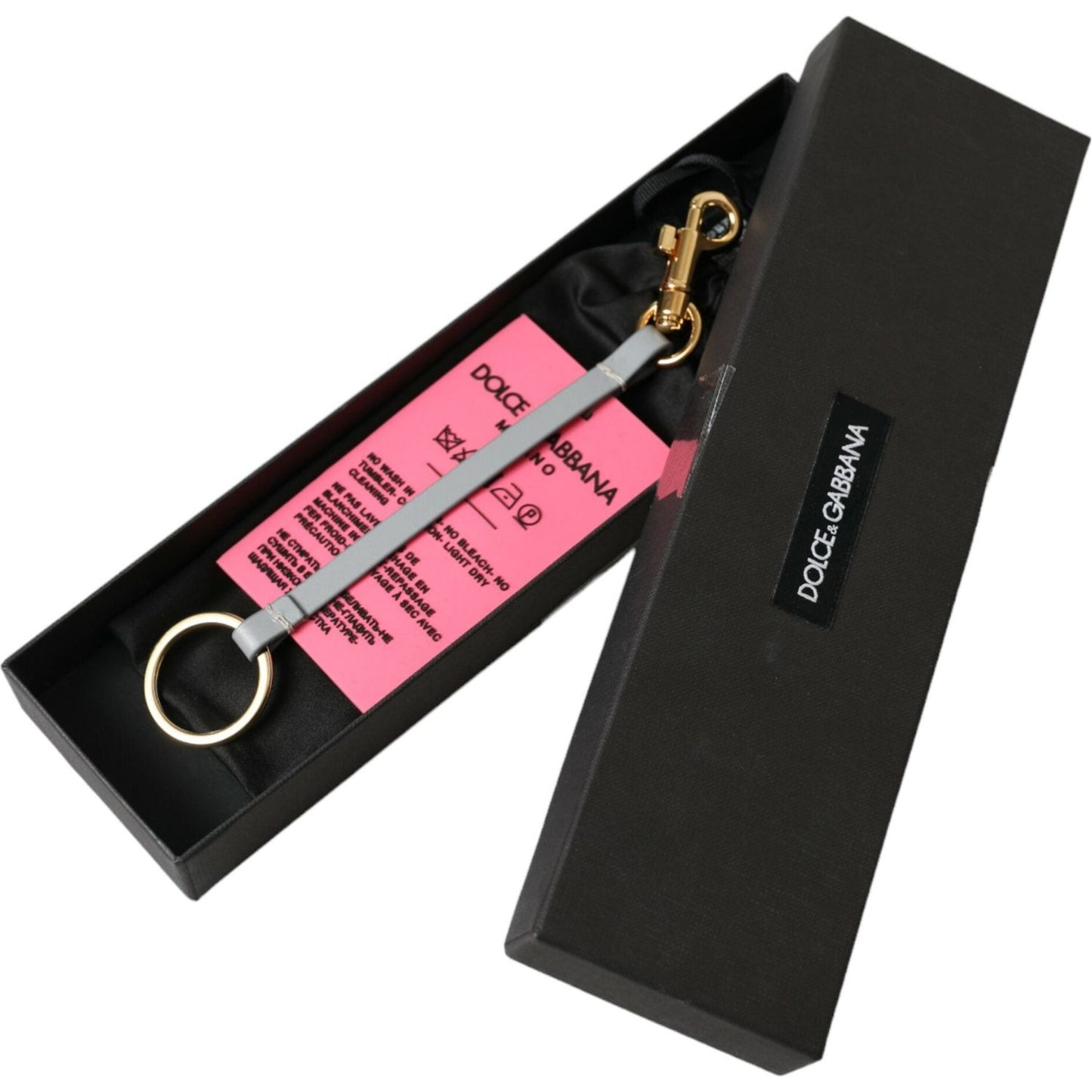 Dolce & Gabbana Chic Trifold Gold & Pink Key Holder Case chic-trifold-gold-pink-key-holder-case