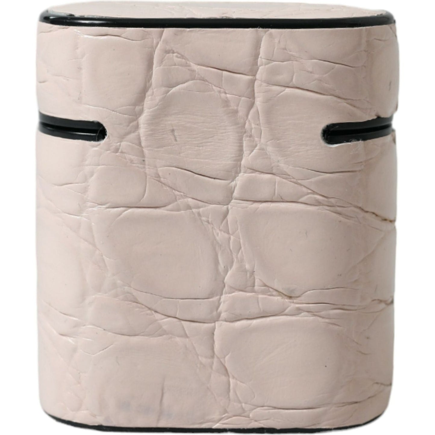 Dolce & Gabbana Elegant Light Pink Leather Airpod Case elegant-light-pink-leather-airpod-case