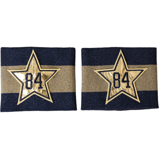 Black Gold Logo Star 84 Viscose Wristband