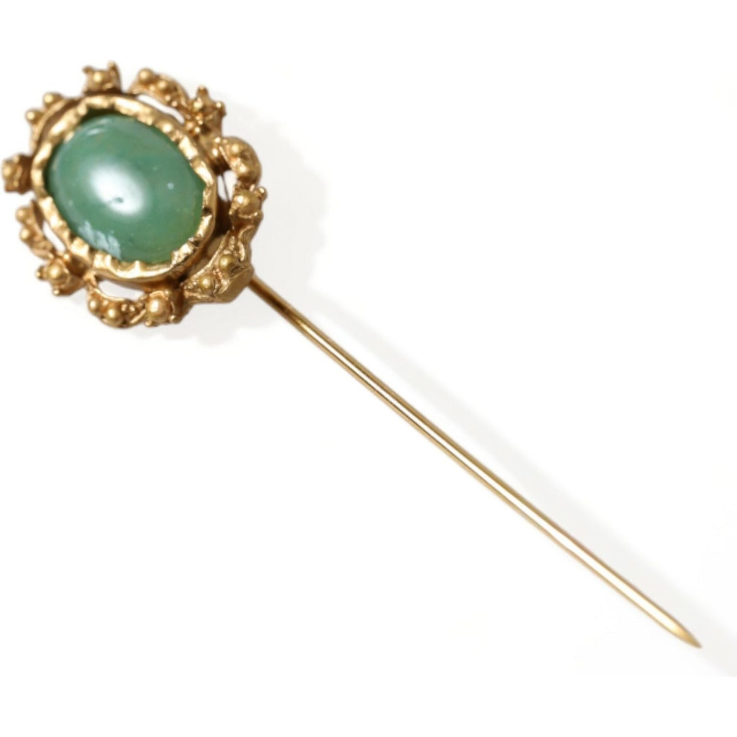 Dolce & Gabbana Elegant Gold-Tone Gemstone Pin Brooch elegant-gold-tone-gemstone-pin-brooch
