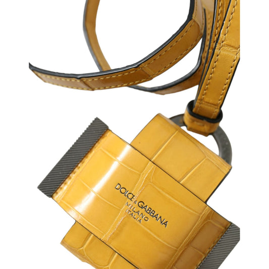 Dolce & Gabbana Exquisite Alligator Leather Key Holder exquisite-alligator-leather-key-holder
