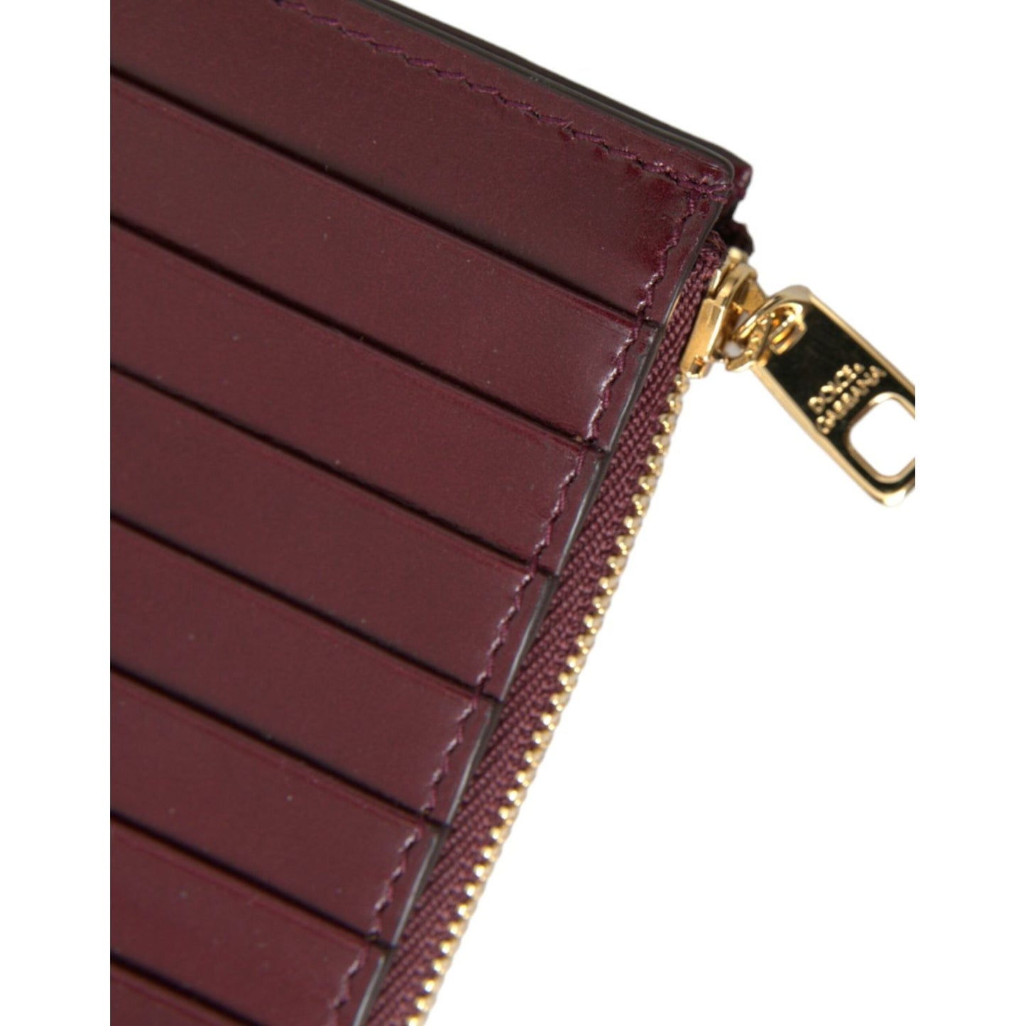 Dolce & GabbanaMaroon Leather Card Holder WalletMcRichard Designer Brands£309.00