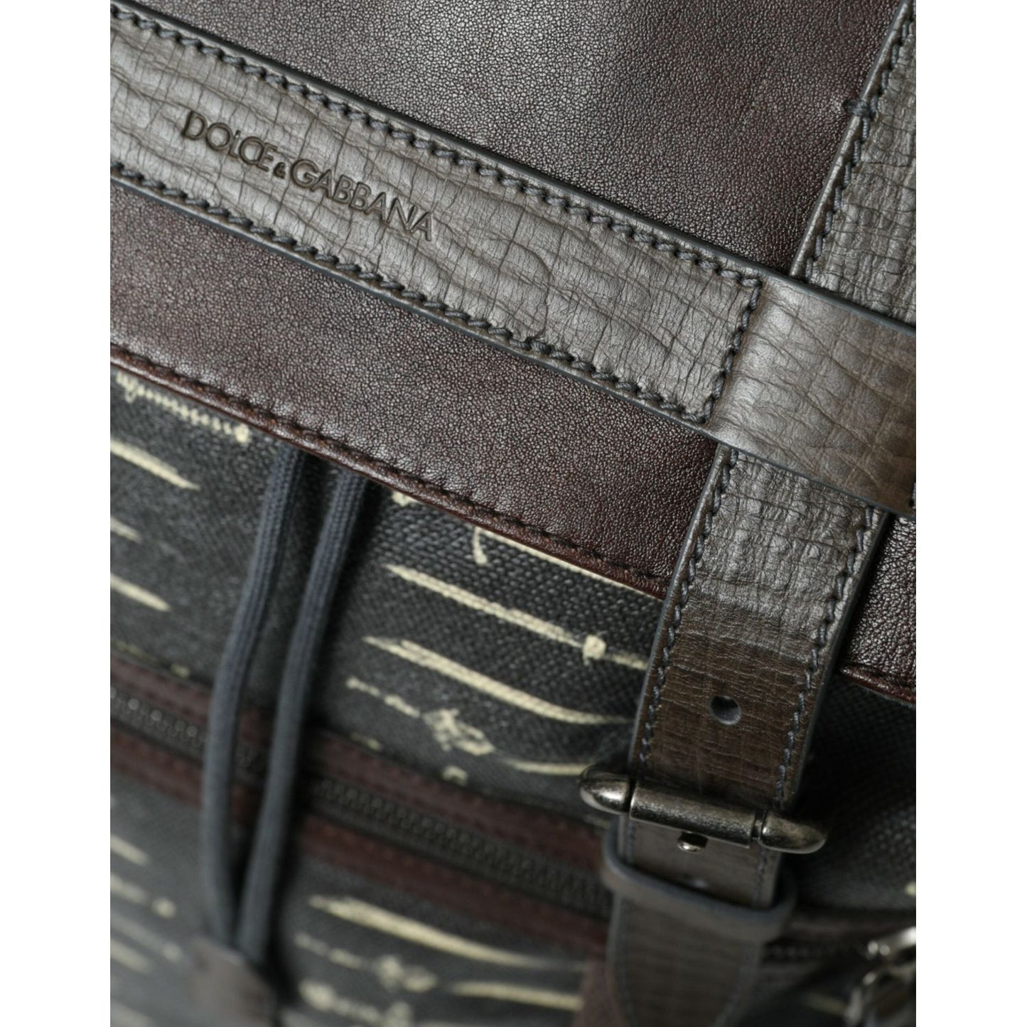 Dolce & Gabbana Elegant Canvas Leather Rucksack elegant-canvas-leather-rucksack