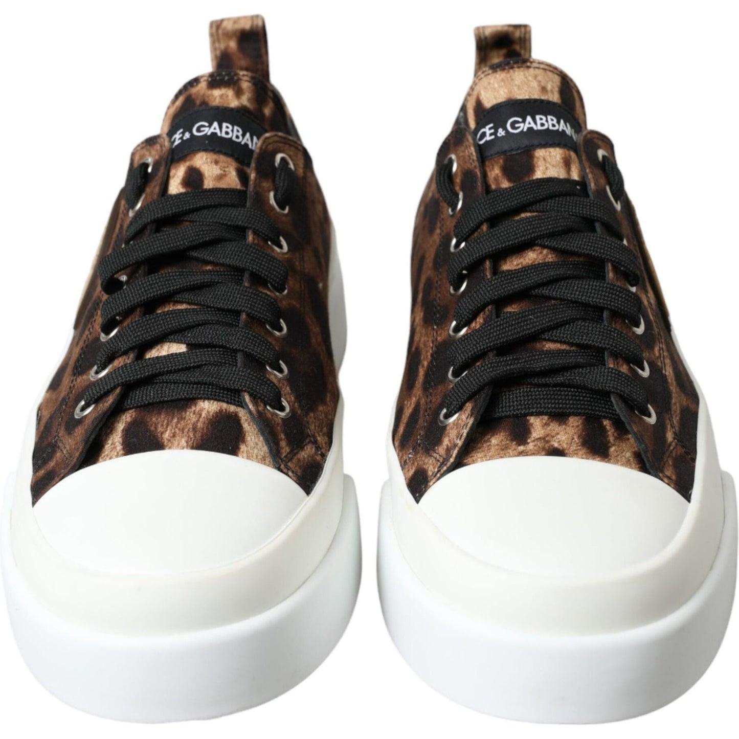 Dolce & Gabbana | Elegant Leopard Print Casual Sneakers| McRichard Designer Brands   