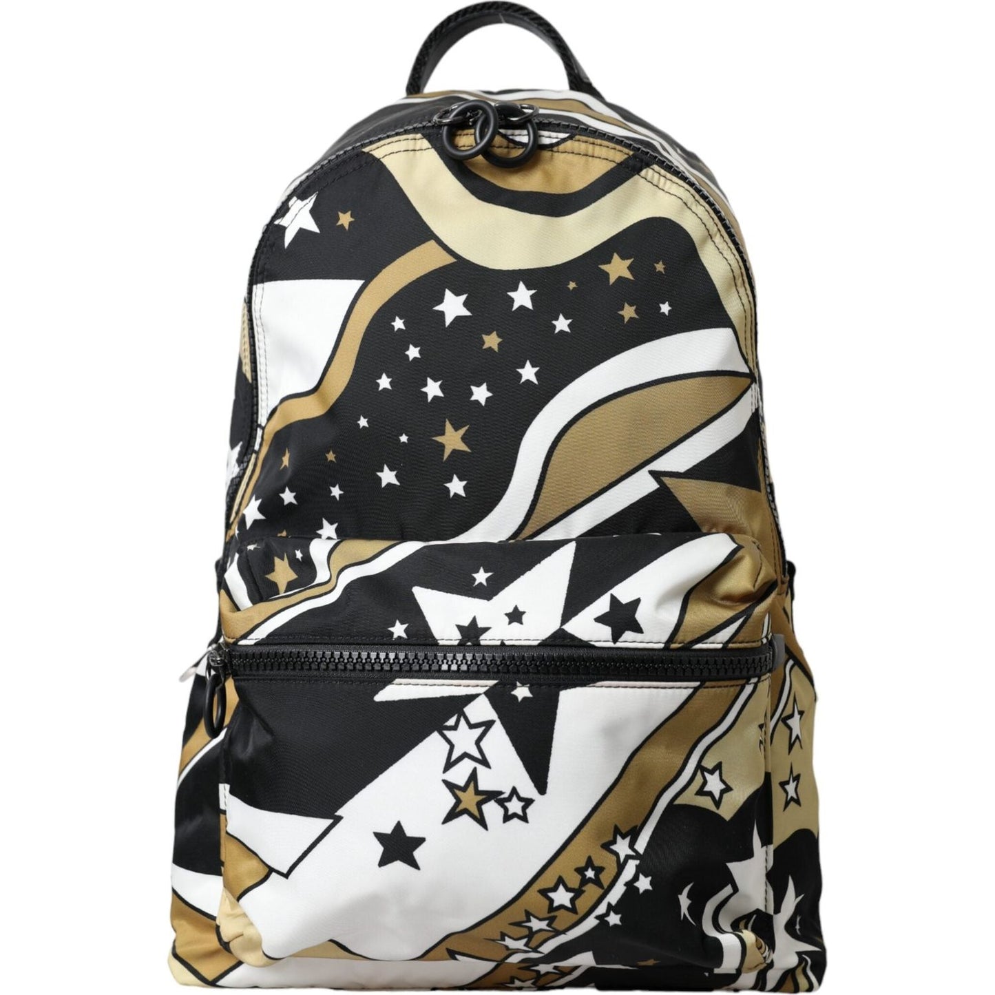 Multicolor Stripes Stars Nylon Backpack Men Bag