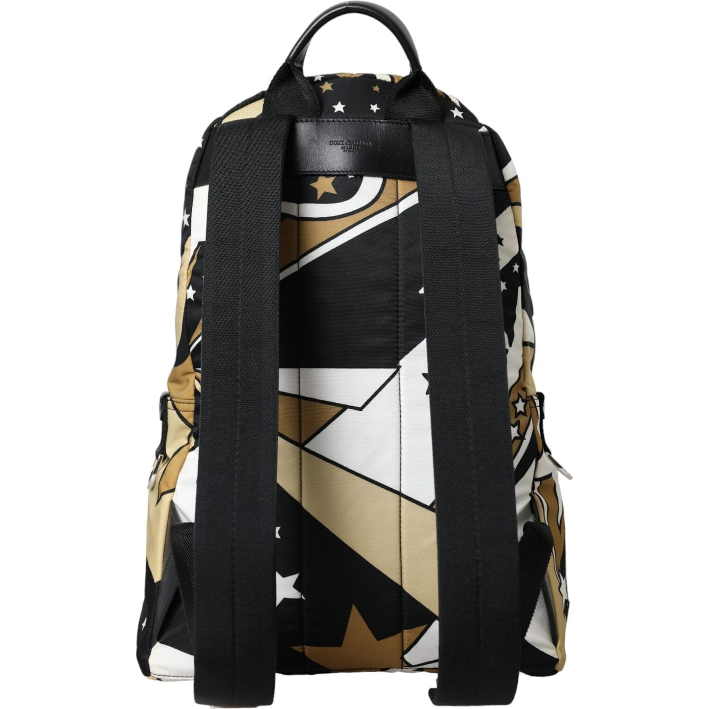 Multicolor Stripes Stars Nylon Backpack Men Bag