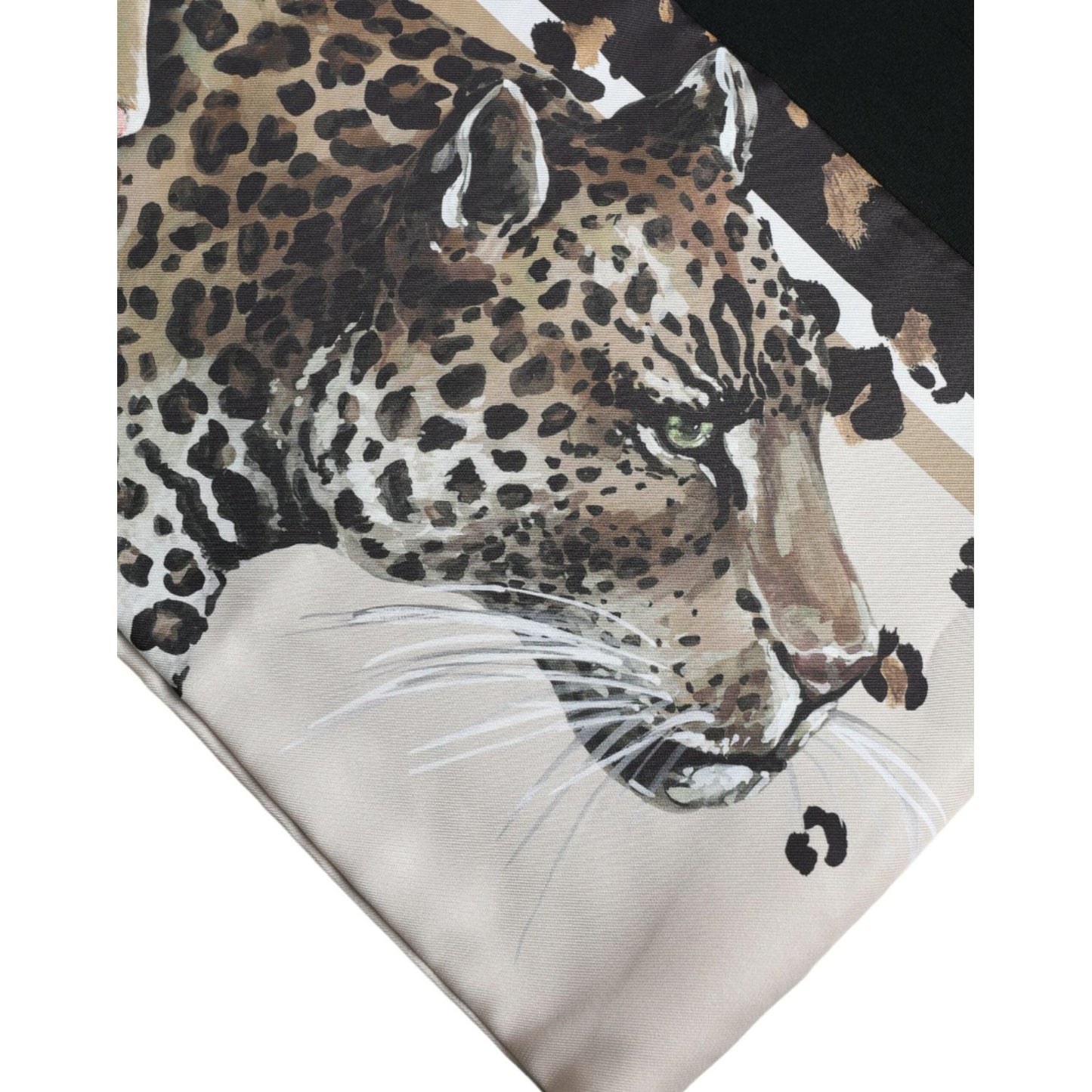 Dolce & Gabbana Elegant Leopard Print Crew Neck Tee elegant-leopard-print-crew-neck-tee