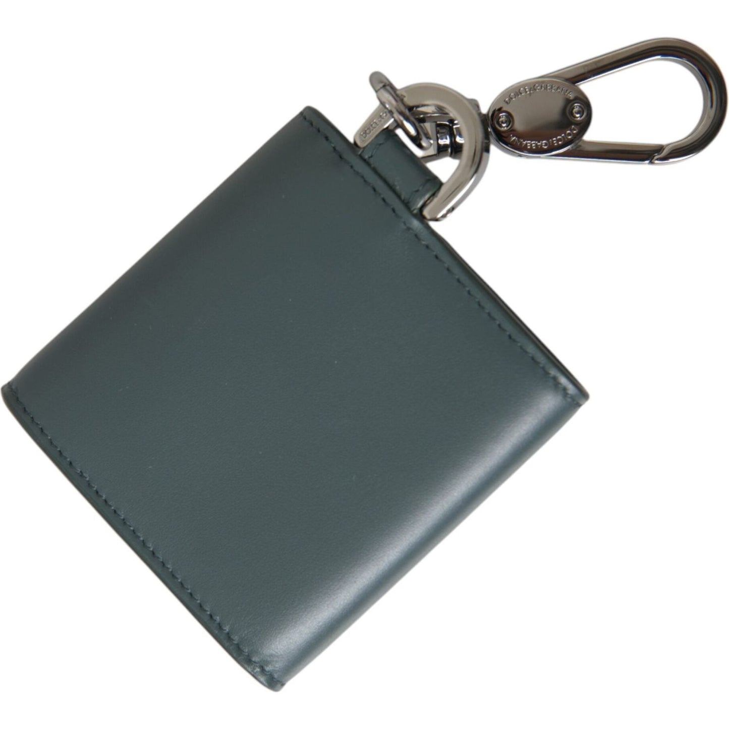 Green Leather DG Logo Keyring Coin Purse Keyring Wallet