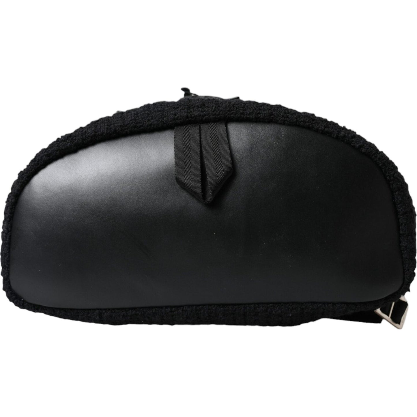 Dolce & Gabbana | Elegant Tricot Wool-Blend Backpack in Black| McRichard Designer Brands   