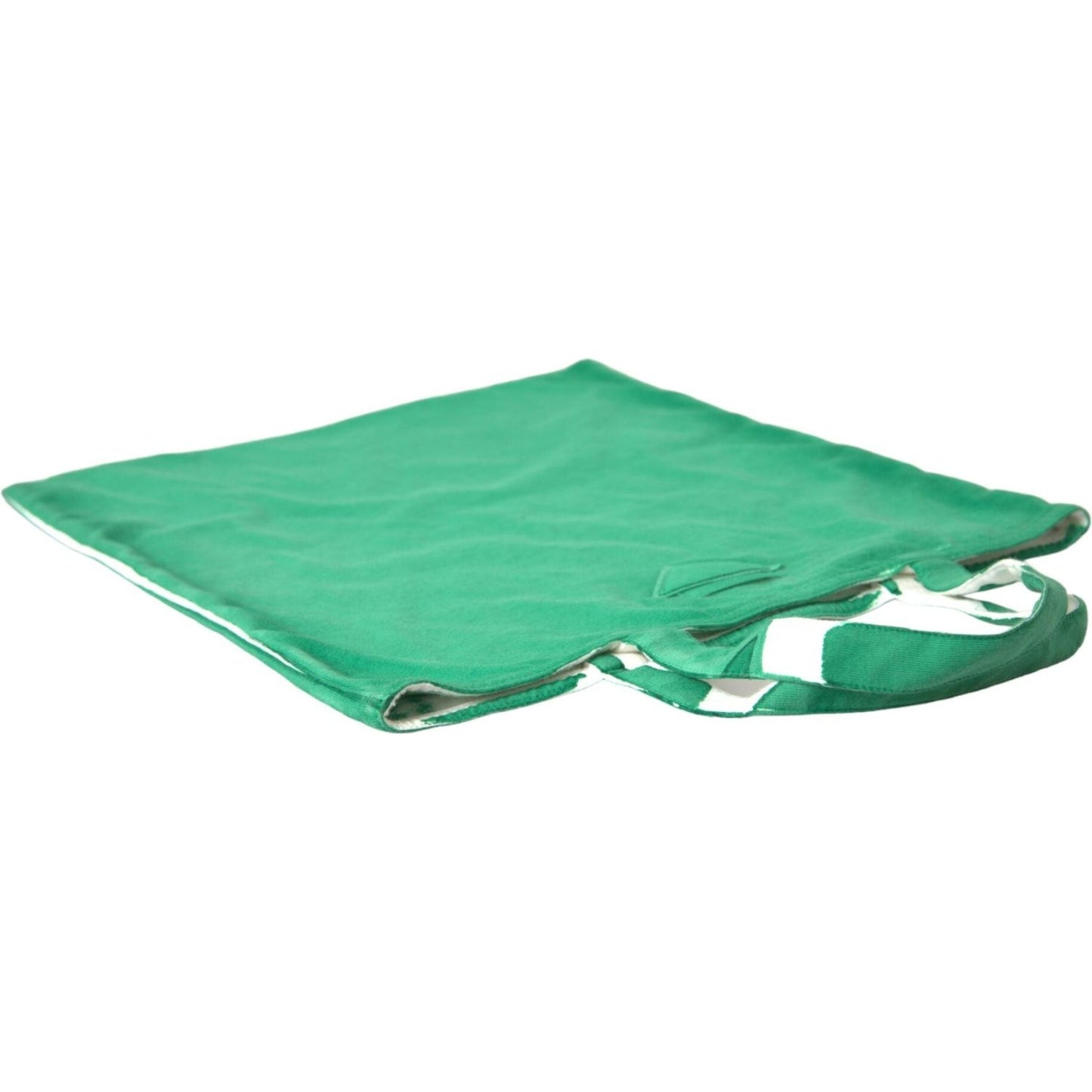 Elegant Green Fabric Tote Bag