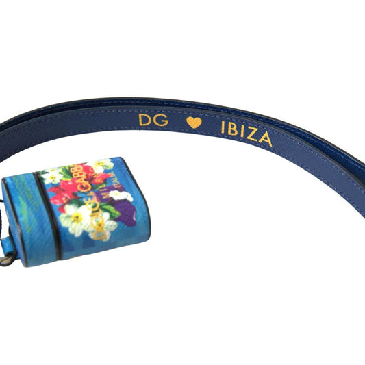 Dolce & Gabbana Chic Blue Floral Leather Airpods Case blue-floral-dauphine-leather-logo-printed-airpods-case 465A4880-scaled-9765d17f-514.jpg